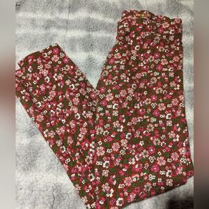 Mini Boden Floral Patterned Leggings Size 13-14